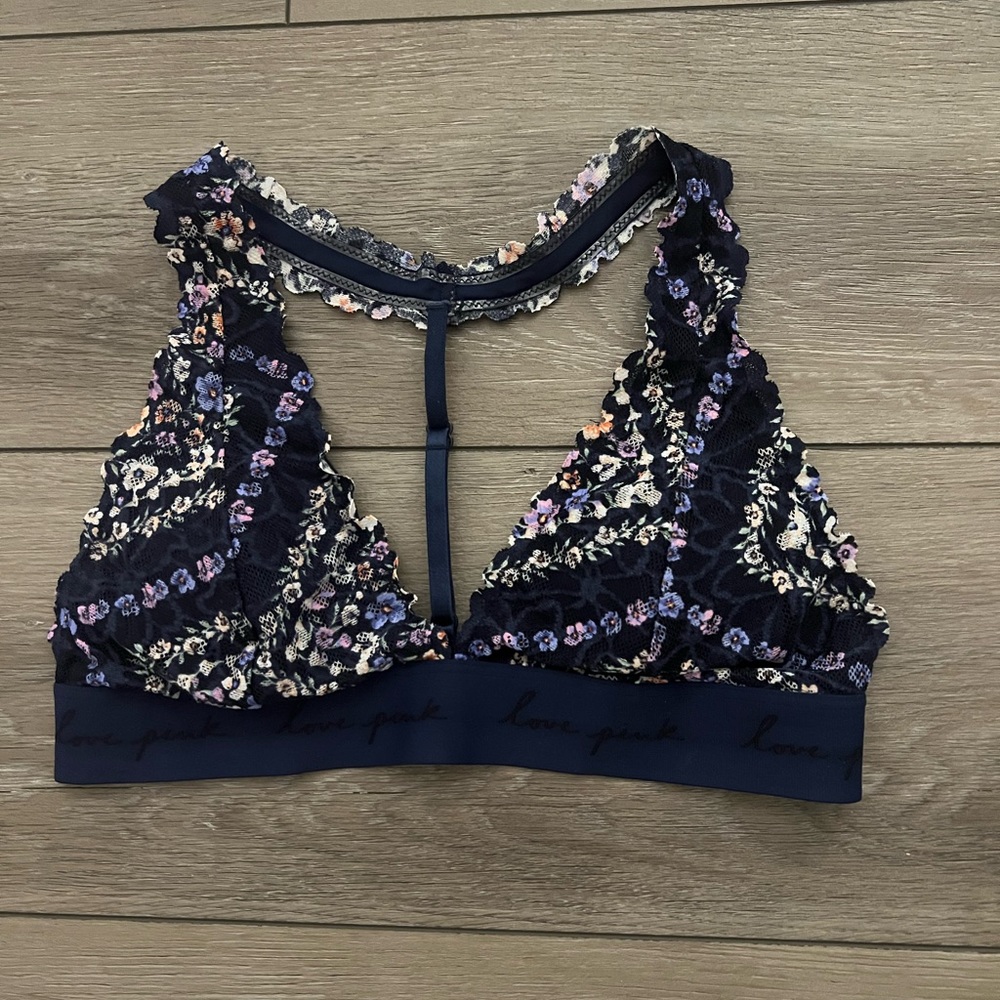 PINK Lightly Lined Bralette | Small